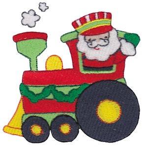 Picture of Santa Express Machine Embroidery Design