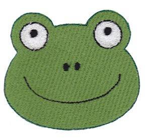 Picture of Frog Face Machine Embroidery Design