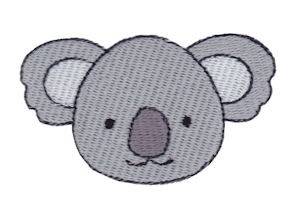Picture of Koala Face Machine Embroidery Design