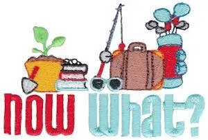 Picture of Now What Machine Embroidery Design