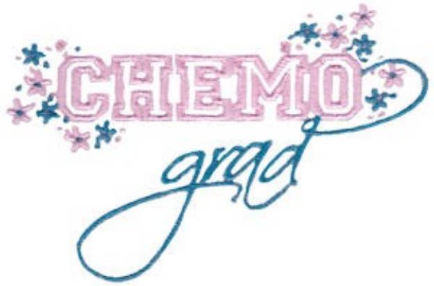 Picture of Chemo Grad Machine Embroidery Design
