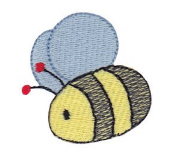 Picture of Daisy Bears Bee Machine Embroidery Design