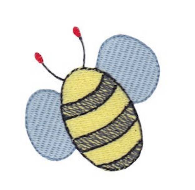 Picture of Daisy Bears Bee Machine Embroidery Design