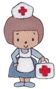 Picture of Girls Love Nursing Machine Embroidery Design