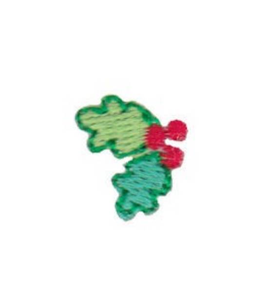 Picture of Teenie Tiny Holly Machine Embroidery Design