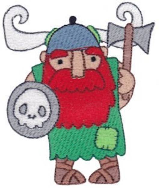 Picture of Viking Man Machine Embroidery Design