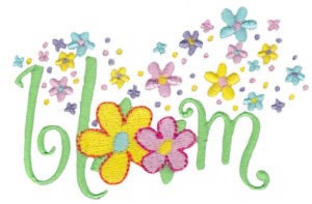 Picture of Spring Fever Bloom Machine Embroidery Design