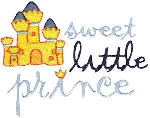 Picture of Sweet Little Prince Machine Embroidery Design