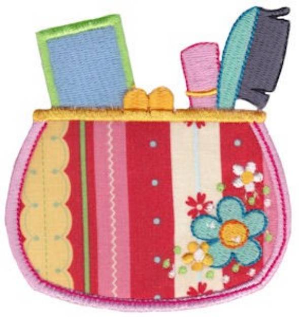 Picture of Pocket Mania Toiletry Bag Machine Embroidery Design