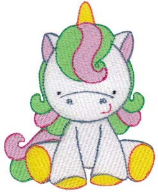 Picture of Magical Unicorn Machine Embroidery Design