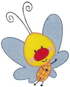 Picture of Butterfly Bug Machine Embroidery Design
