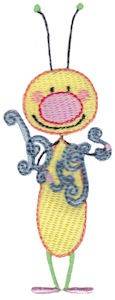 Picture of Happy Bug Machine Embroidery Design