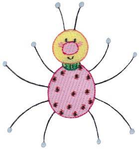 Picture of Spring Spider Machine Embroidery Design