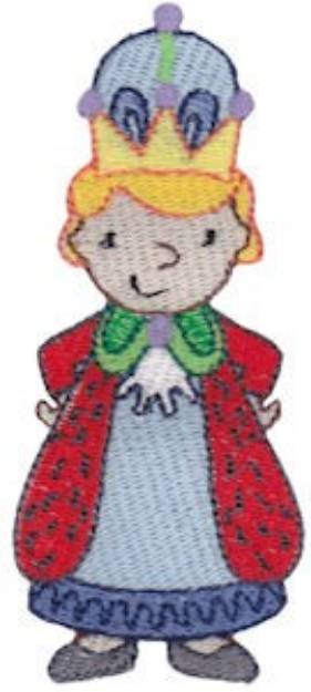 Picture of Prince Boy Machine Embroidery Design