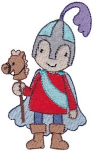 Picture of Knight & Pony Machine Embroidery Design