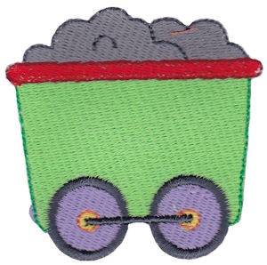 Picture of Coal Car Machine Embroidery Design