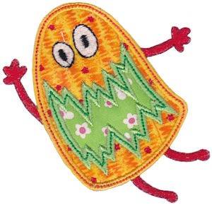 Picture of Munchie Monster Applique Machine Embroidery Design