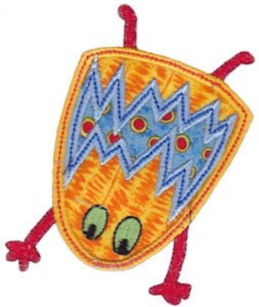 Picture of Applique Munchie Creature Machine Embroidery Design