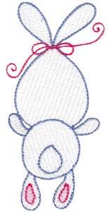Picture of Easter Bunny Rabbit Machine Embroidery Design
