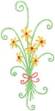 Picture of Daisy Bouquet Machine Embroidery Design