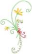 Picture of Bouquet Daisies Machine Embroidery Design