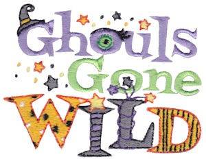 Picture of Ghouls Gone Wild Machine Embroidery Design