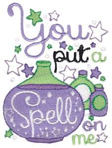 Picture of Spell On Me Machine Embroidery Design