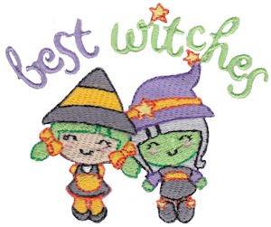 Picture of Best Witches Machine Embroidery Design