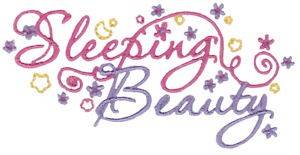 Picture of Sleeping Beauty Machine Embroidery Design