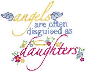 Picture of Angels Disguised Machine Embroidery Design