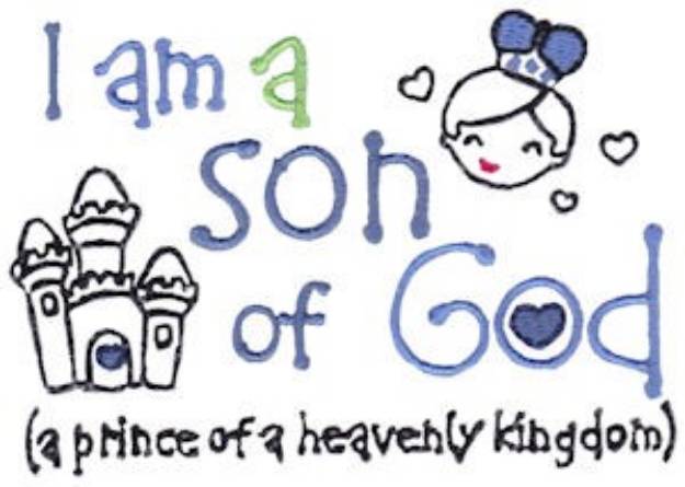 Picture of Son Of God Machine Embroidery Design
