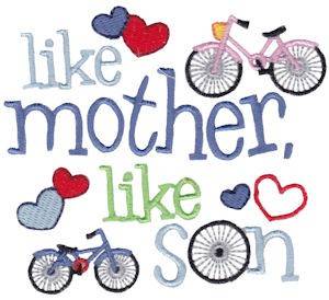 Picture of Like Mother Machine Embroidery Design
