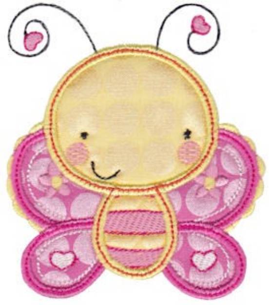 Picture of Applique Butterfly Machine Embroidery Design