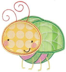 Picture of Applique Bug Machine Embroidery Design