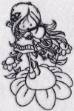 Picture of Redowrk Daisy Girl Machine Embroidery Design