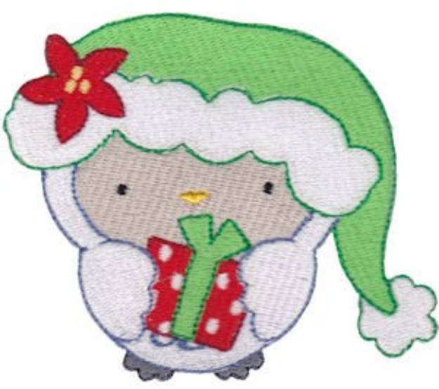 Picture of Christmas Penguin Machine Embroidery Design