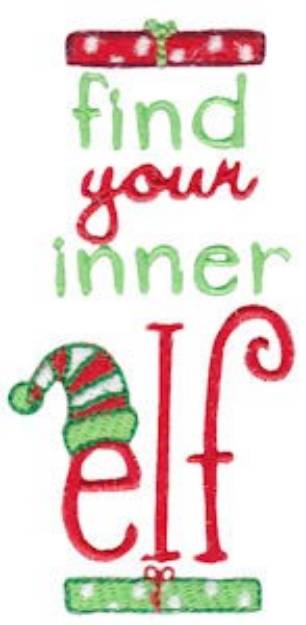 Picture of Your Inner Elf Machine Embroidery Design