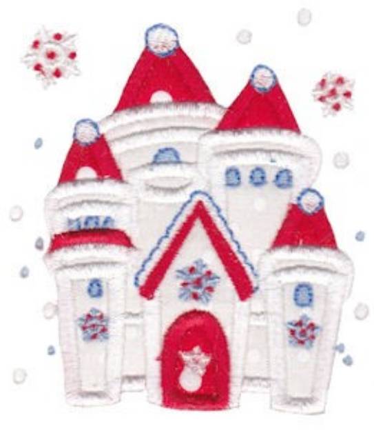 Picture of Snow Castle Machine Embroidery Design