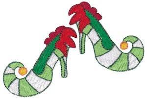Picture of Elf High Heels Machine Embroidery Design