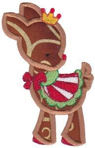 Picture of Xmas Reindeer Machine Embroidery Design