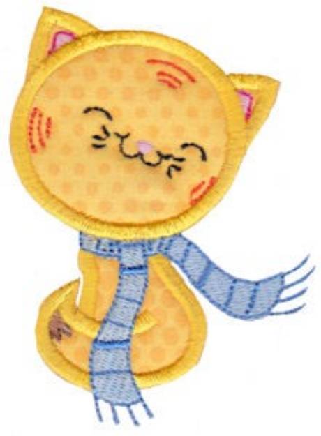 Picture of Xmas Cat Machine Embroidery Design