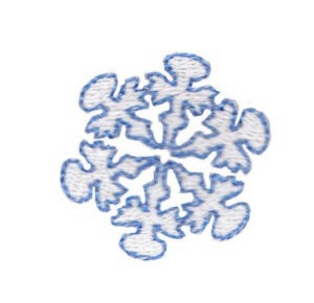 Picture of Xmas Snowflake Machine Embroidery Design