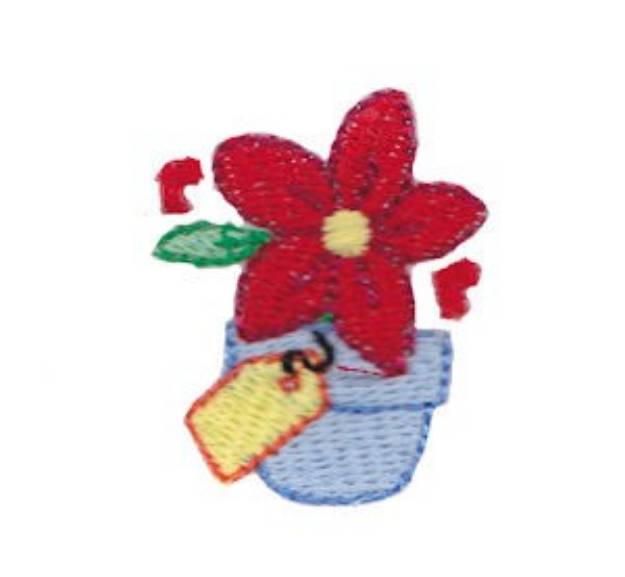 Picture of Xmas Flower Machine Embroidery Design