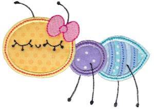 Picture of Adorable Ant Applique Machine Embroidery Design