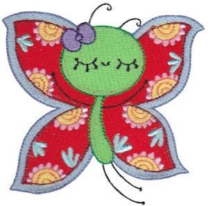 Picture of Adorable Butterfly Machine Embroidery Design