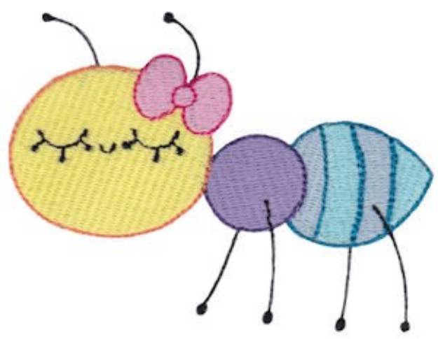 Picture of Adorable Ant Machine Embroidery Design