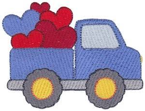 Picture of Valentines Day Pick Up Machine Embroidery Design