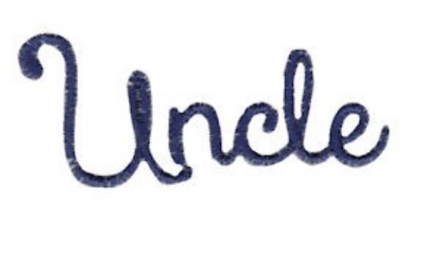 Picture of Uncle Machine Embroidery Design