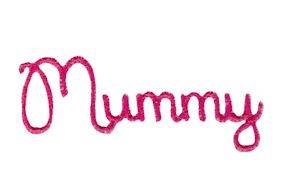 Picture of Mummy Machine Embroidery Design