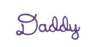 Picture of Daddy Machine Embroidery Design